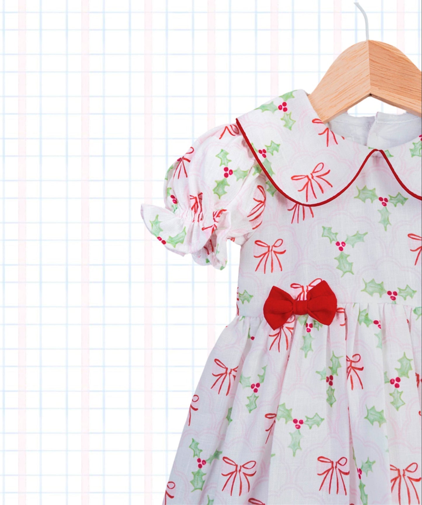 VESTIDO LAZOS NAVIDEÑOS